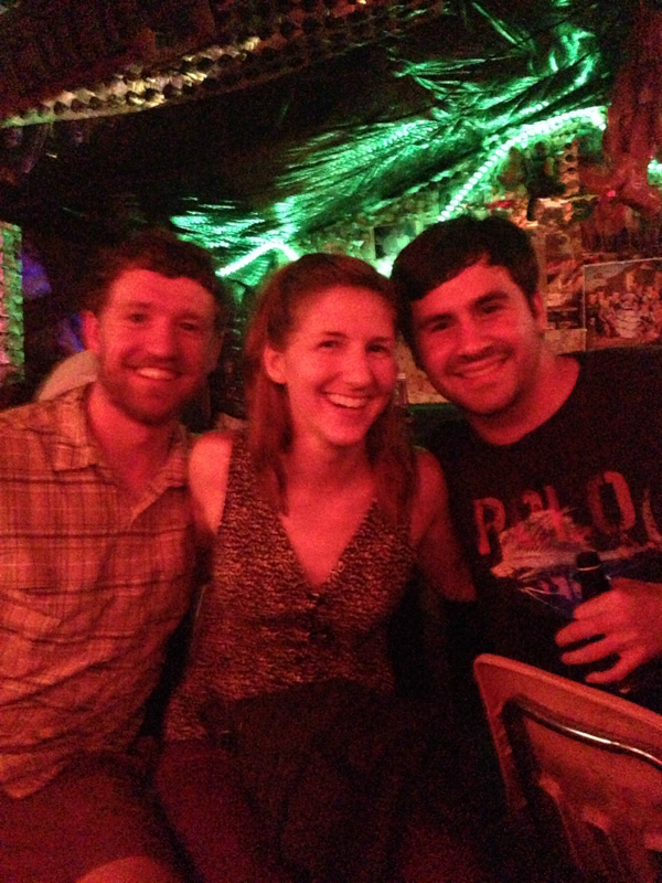 Meg, Seth and I at Po' Monkey's